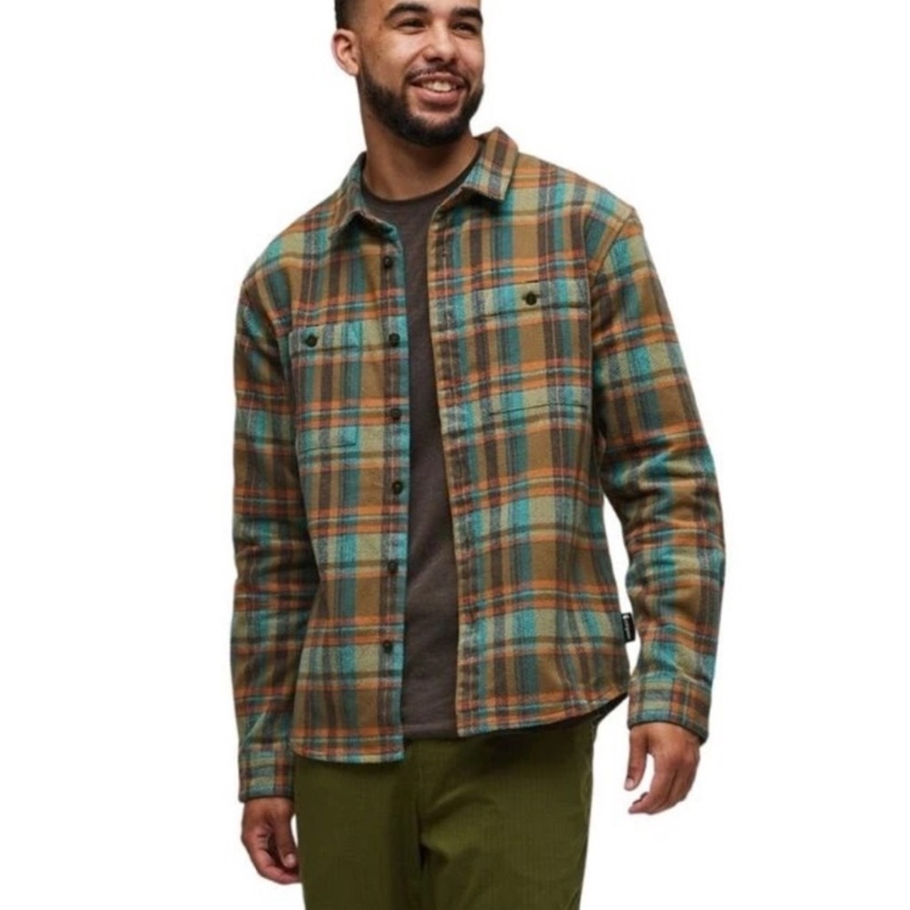 ✨ Cotopaxi Mero Organic Cotton Flannel Shirt Oak Plaid Size S ✨